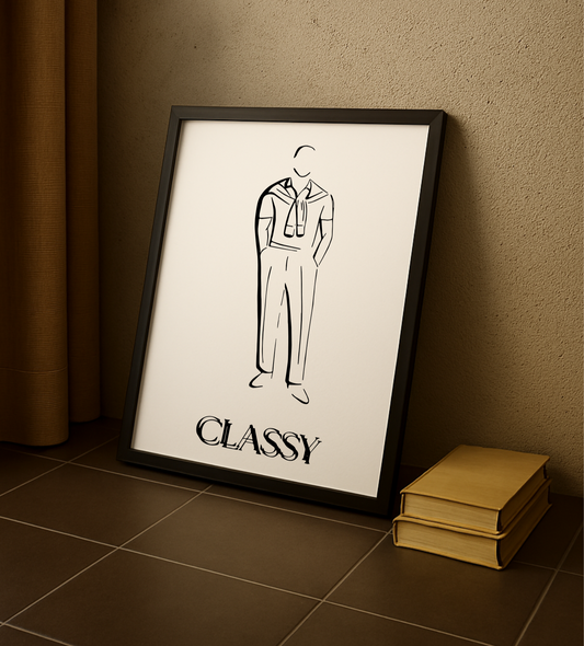 Gentlepaint Comic Poster ‘CLASSY 1‘
