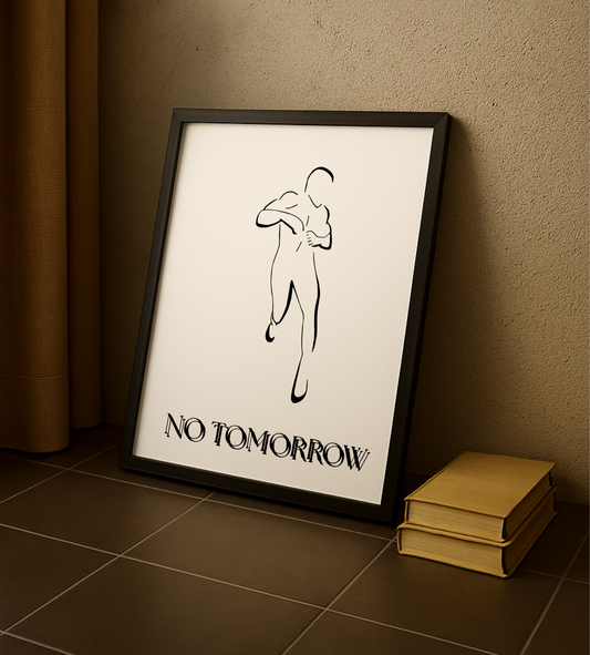 Gentlepaint Comic Poster ‘NO TOMORROW‘