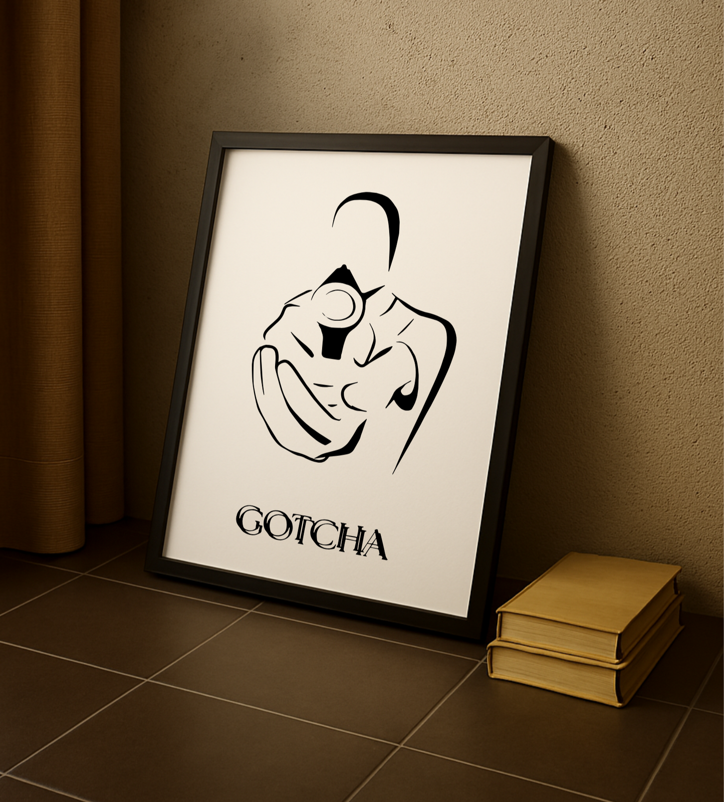 Gentlepaint Comic Poster ‘GOTCHA‘