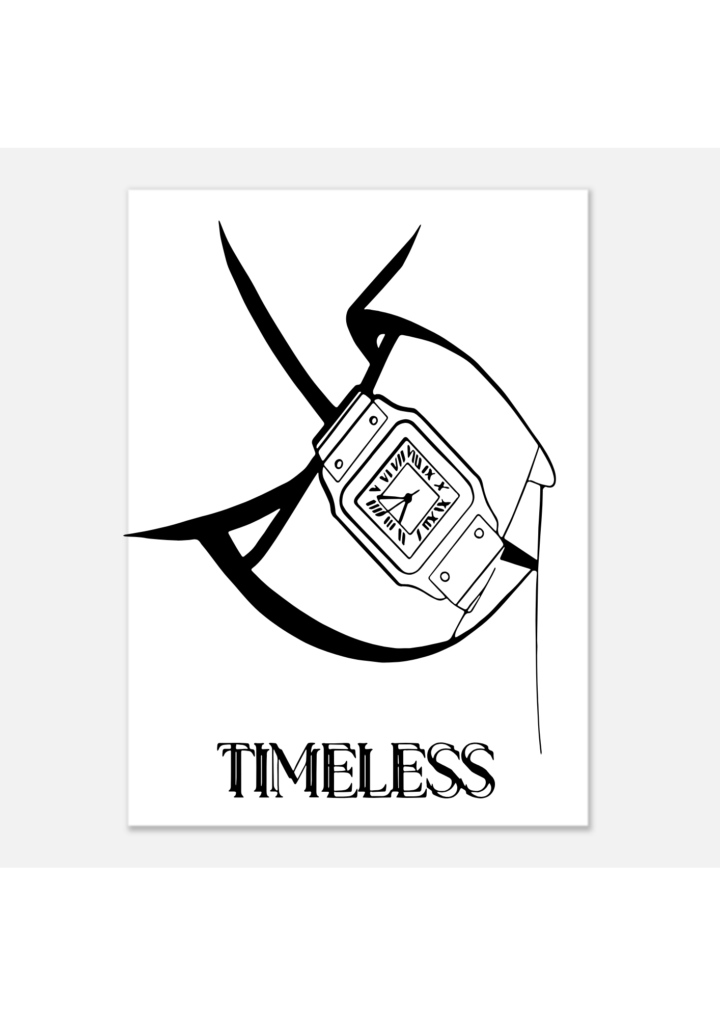 framed poster 'TIMELESS'