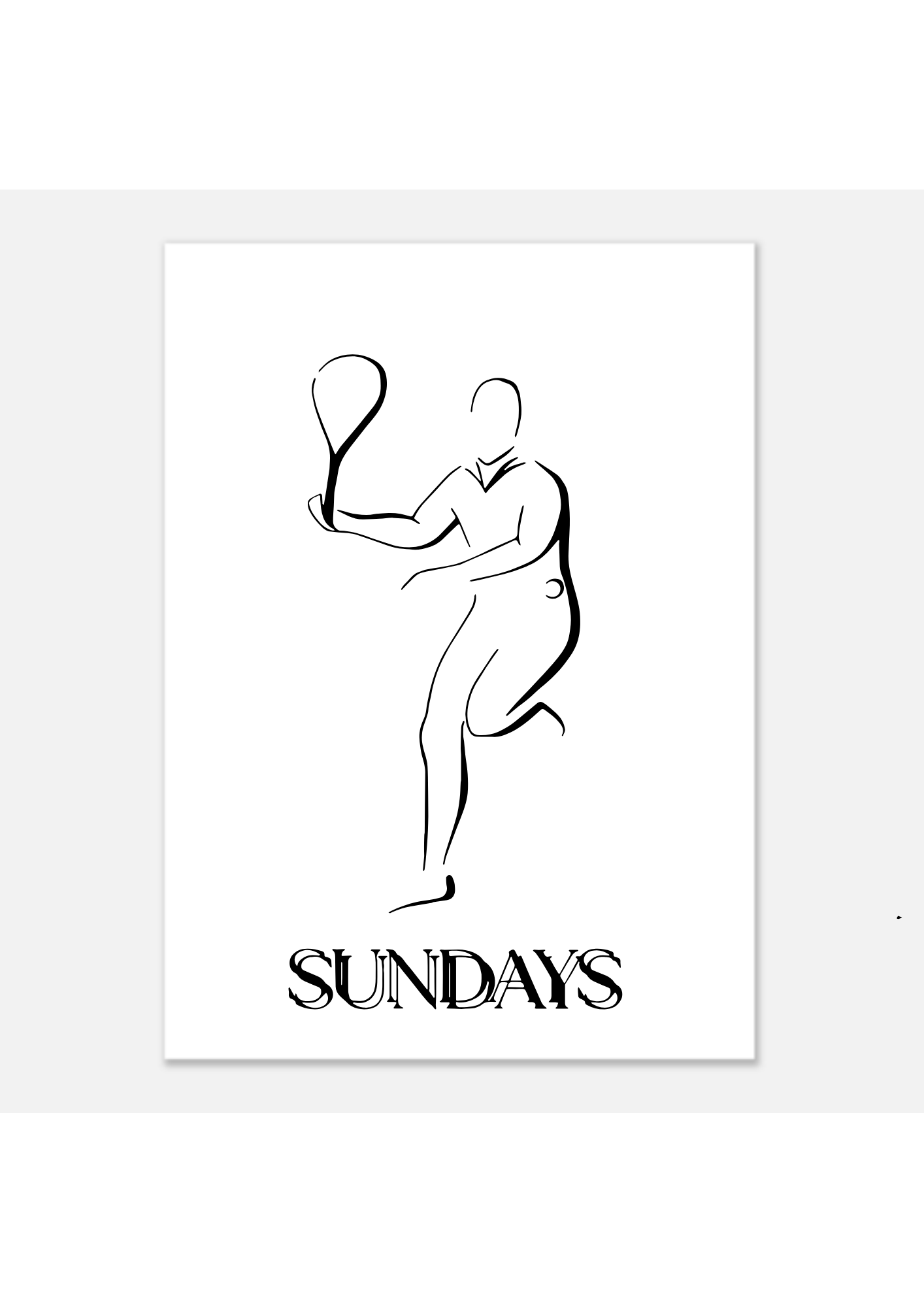 Gentlepaint Comic Poster ‘SUNDAYS 1‘