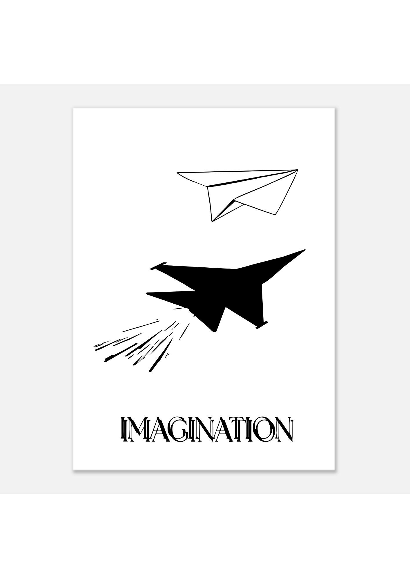 Gentlepaint Comic Poster ‘IMAGINATION‘