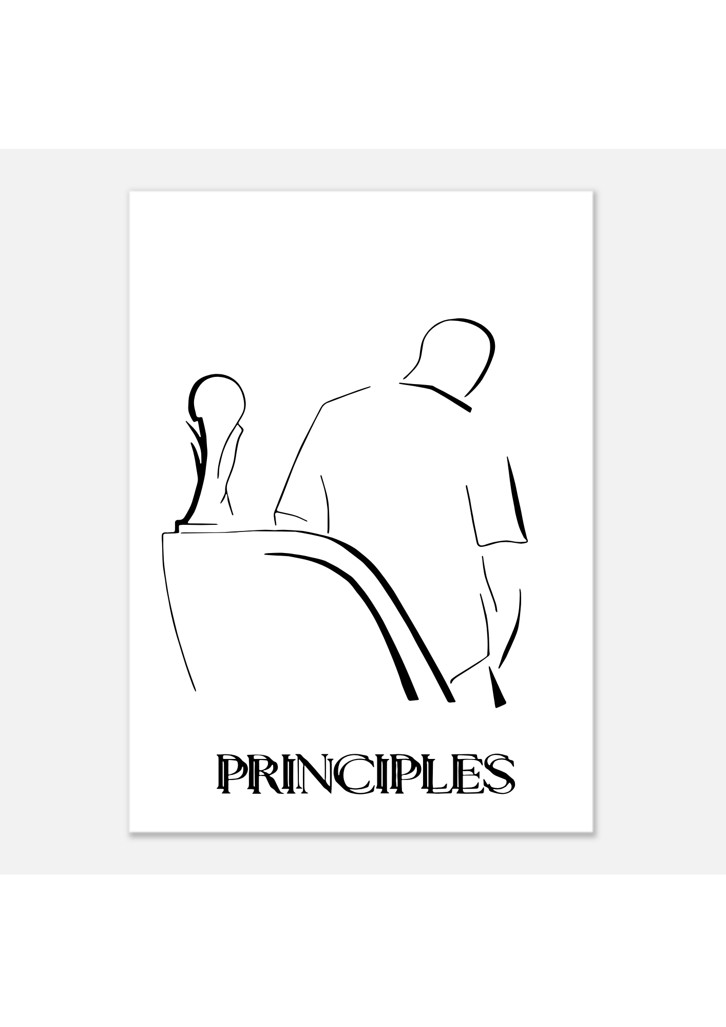 Gentlepaint Comic Poster ‘PRINCIPLES‘