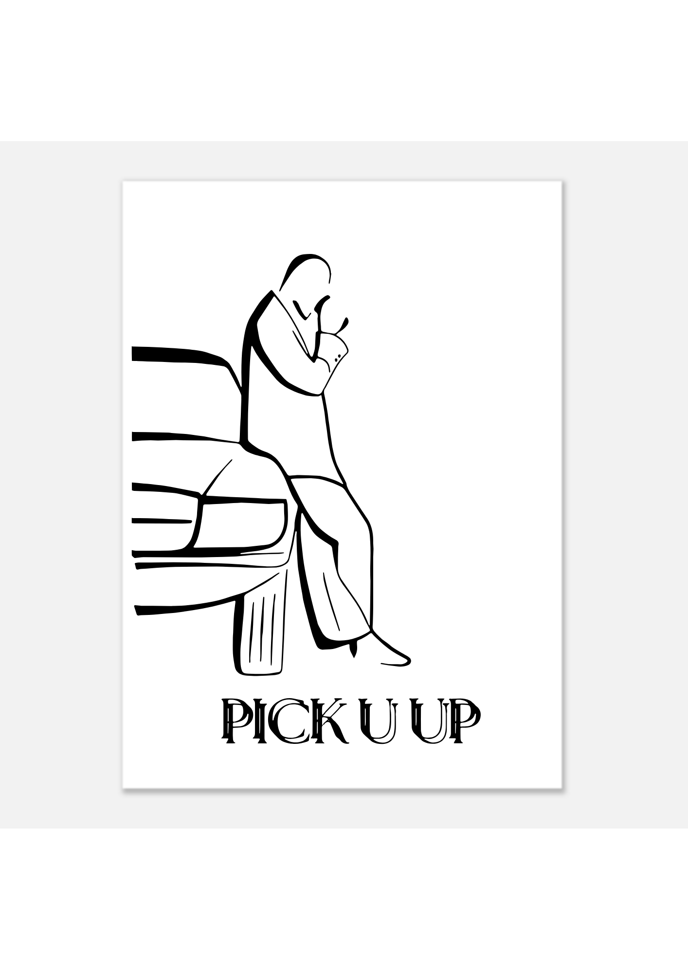 Gentlepaint Comic Poster ‘PICKUP‘