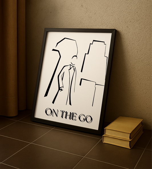 Gentlepaint Comic Poster ‘ON THE GO‘
