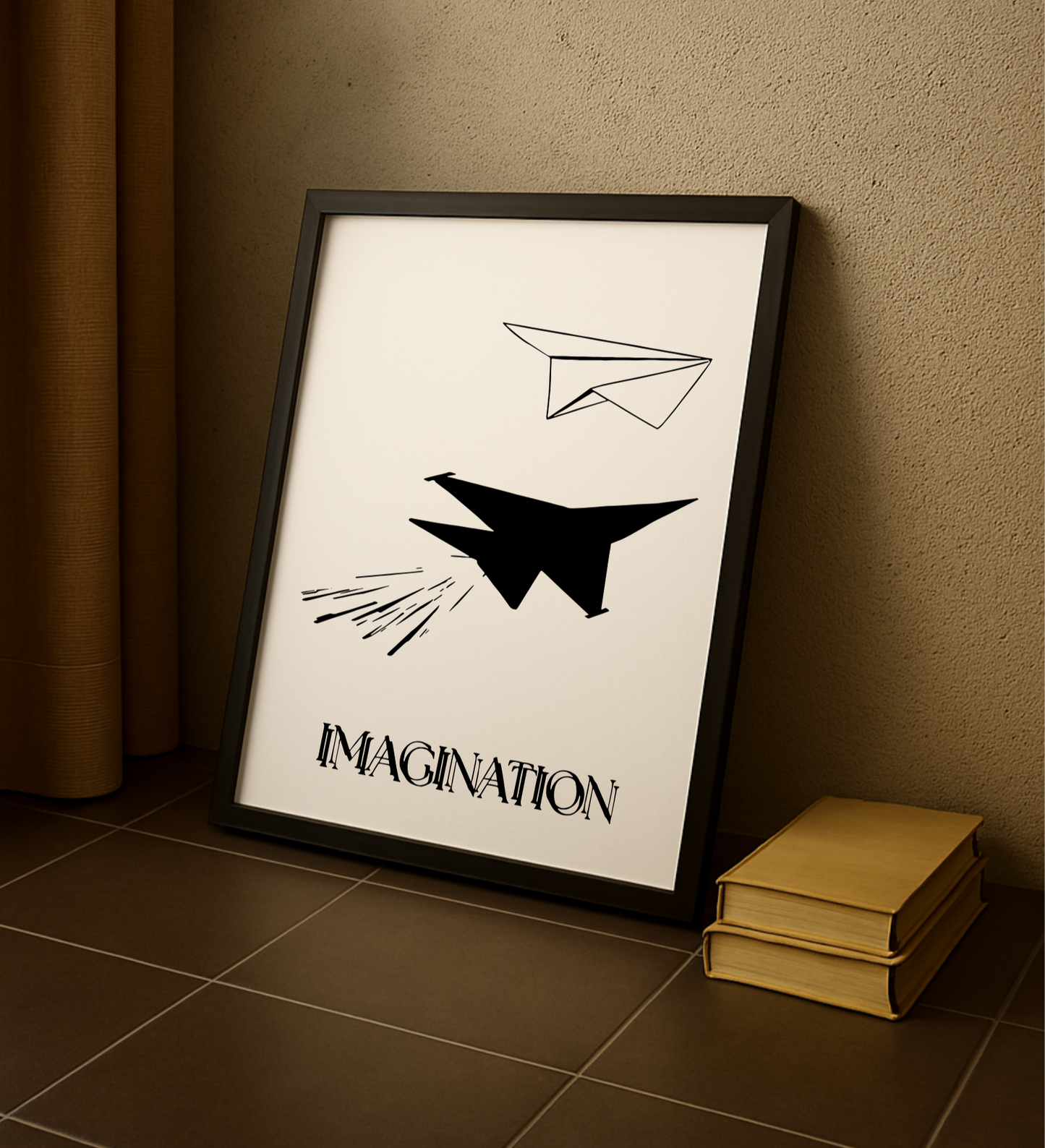 framed poster 'IMAGINATION'