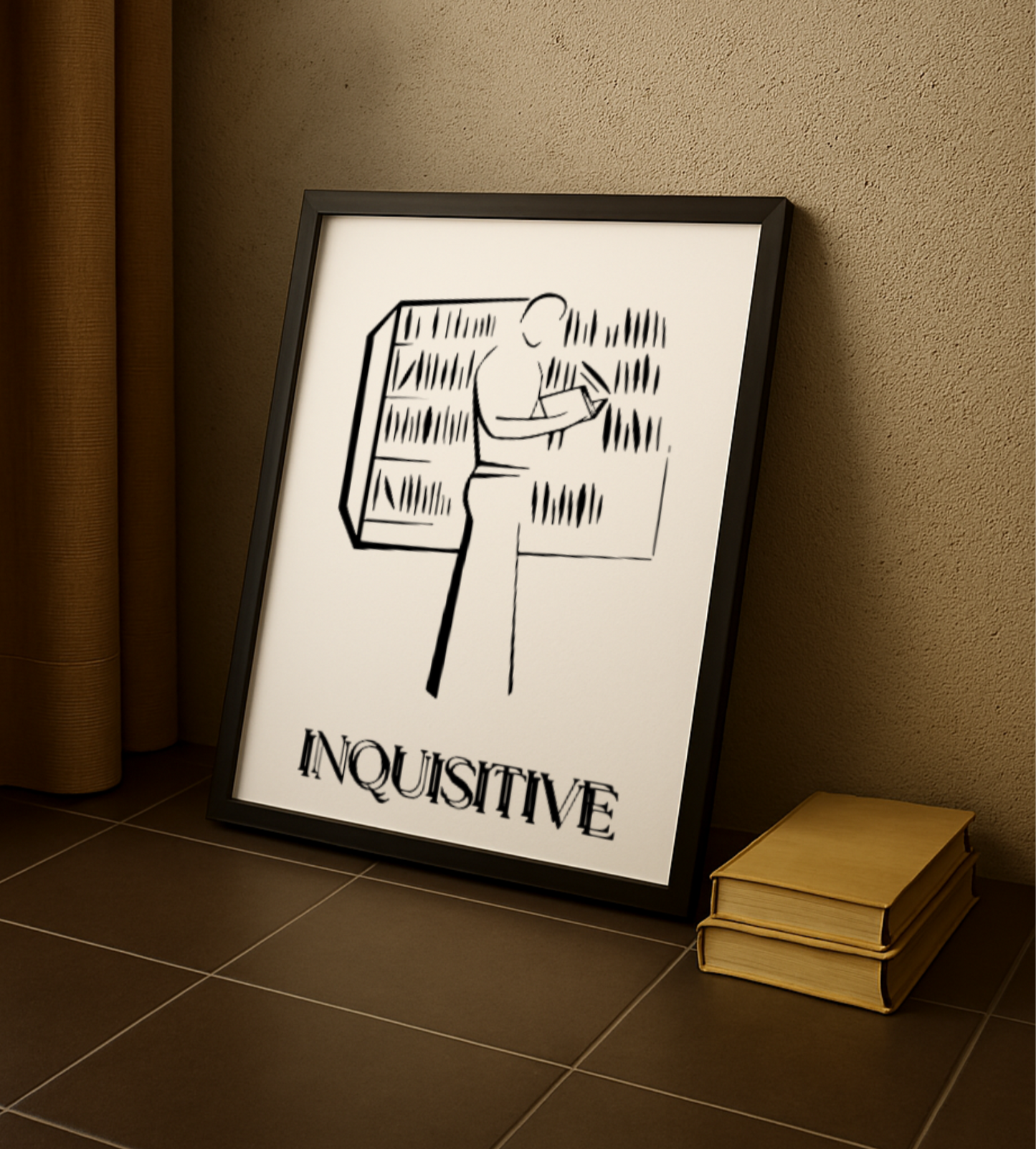 Gentlepaint Comic Poster ‘INQUISITIVE‘