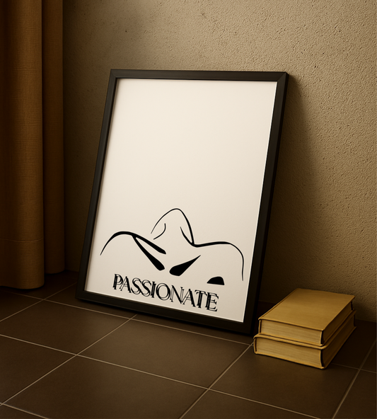 Gentlepaint Comic Poster ‘PASSIONATE‘