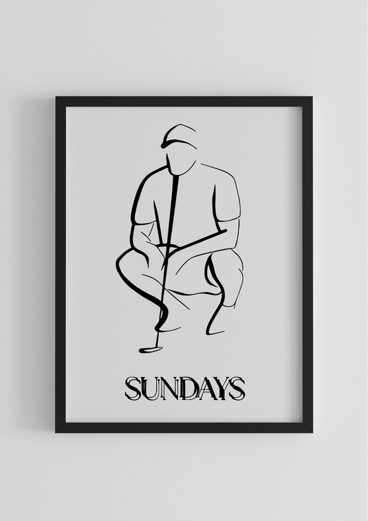 Gentlepaint Comic Poster ‘SUNDAYS‘