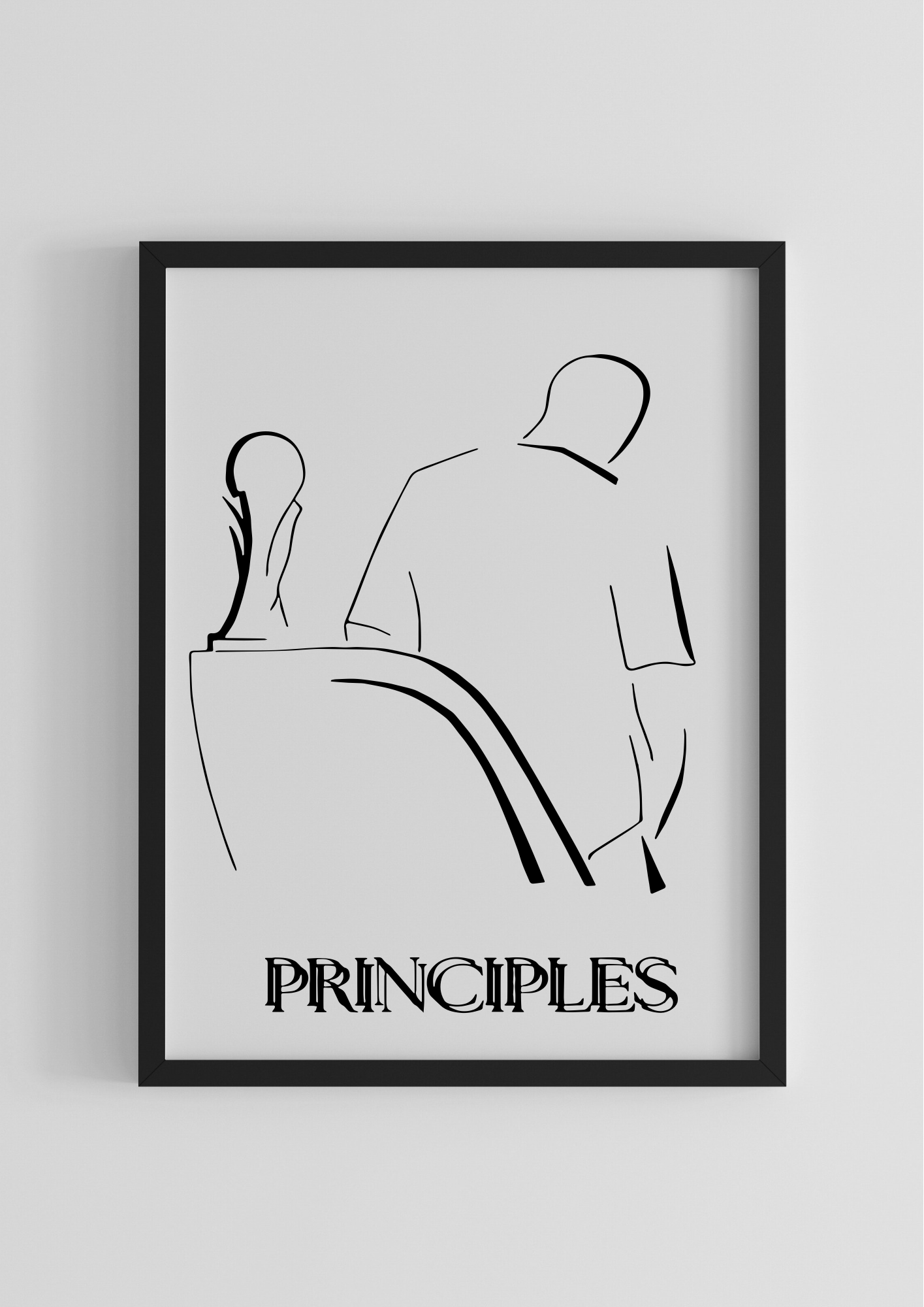 Gentlepaint Comic Poster ‘PRINCIPLES‘
