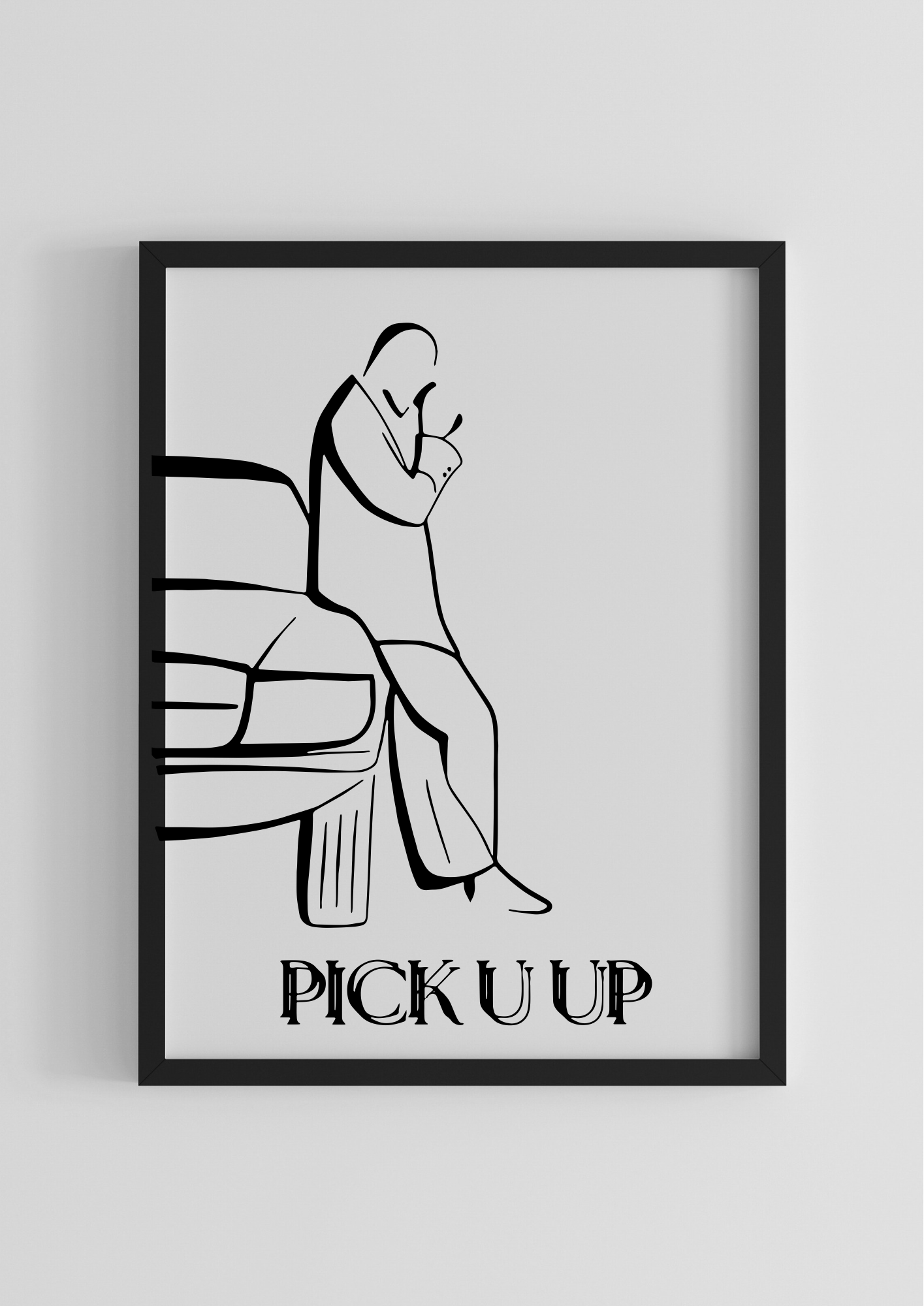 framed poster 'PICKUP'