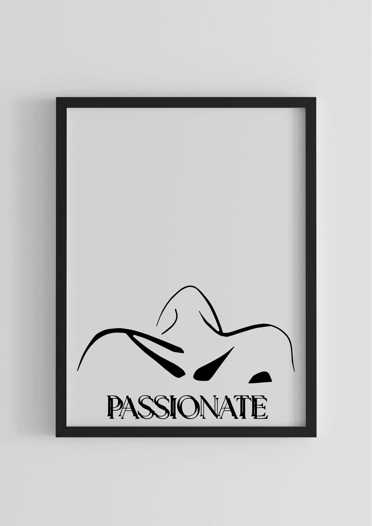 Gentlepaint Comic Poster ‘PASSIONATE‘