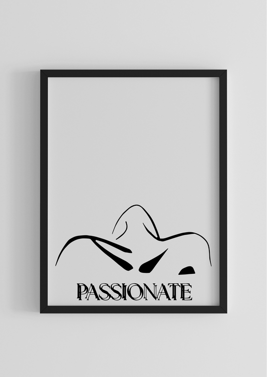 Gentlepaint Comic Poster ‘PASSIONATE‘