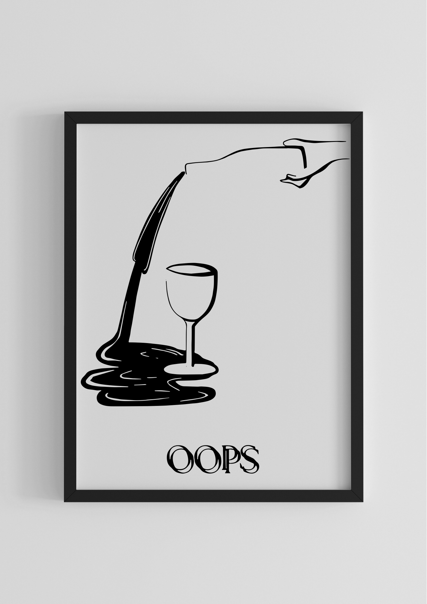 Gentlepaint Comic Poster ‘OOPS‘