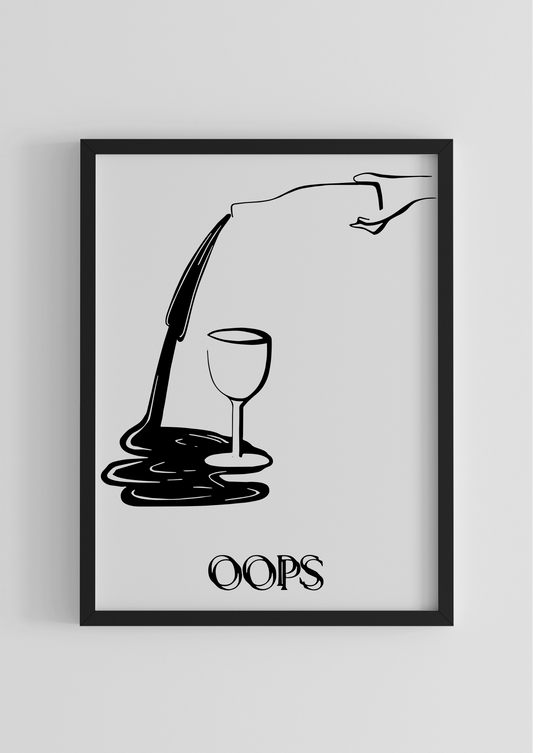 Gentlepaint Comic Poster ‘OOPS‘
