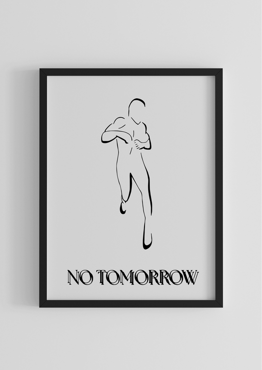 Gentlepaint Comic Poster ‘NO TOMORROW‘