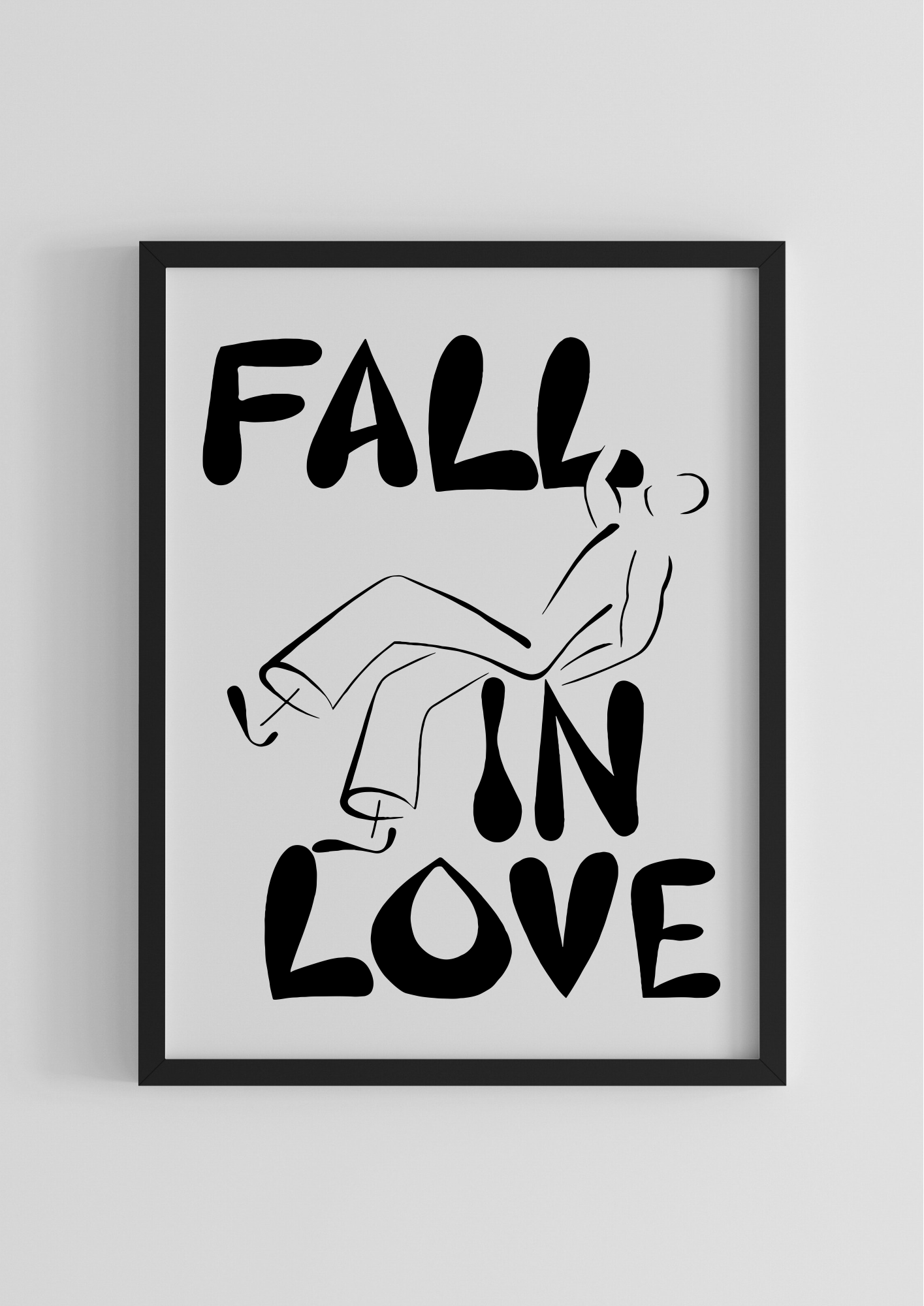 Gentlepaint Comic Poster ‘LOVE‘