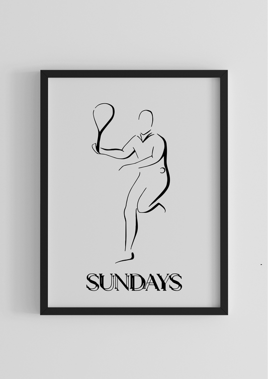 Gentlepaint Comic Poster ‘SUNDAYS 1‘