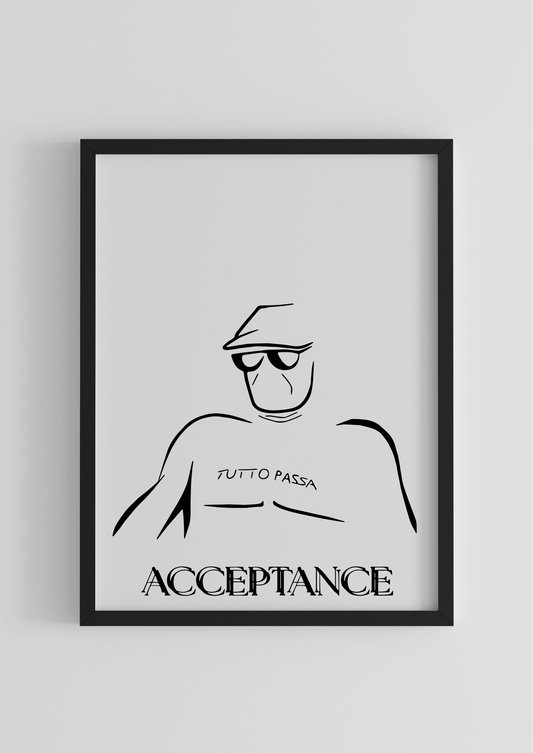 Gentlepaint Comic Poster ‘ACCEPTANCE‘