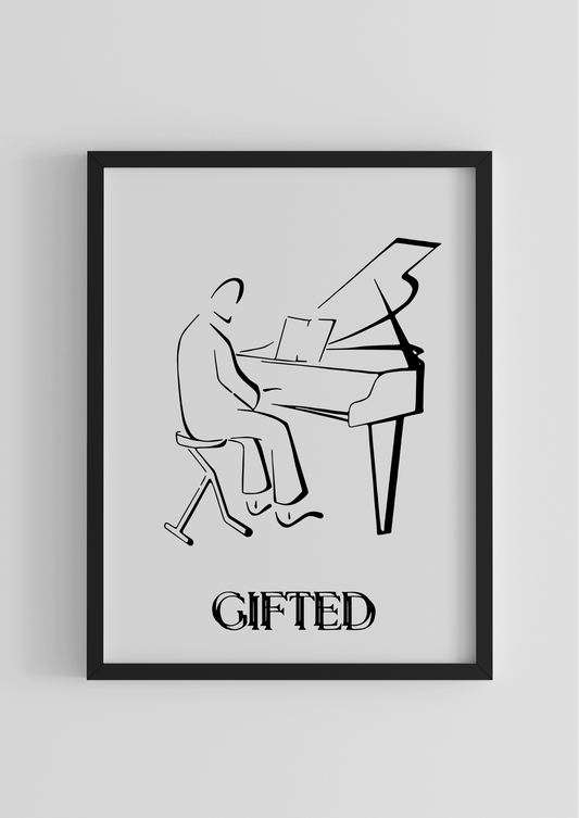 Gentlepaint Comic Poster ‘GIFTED‘