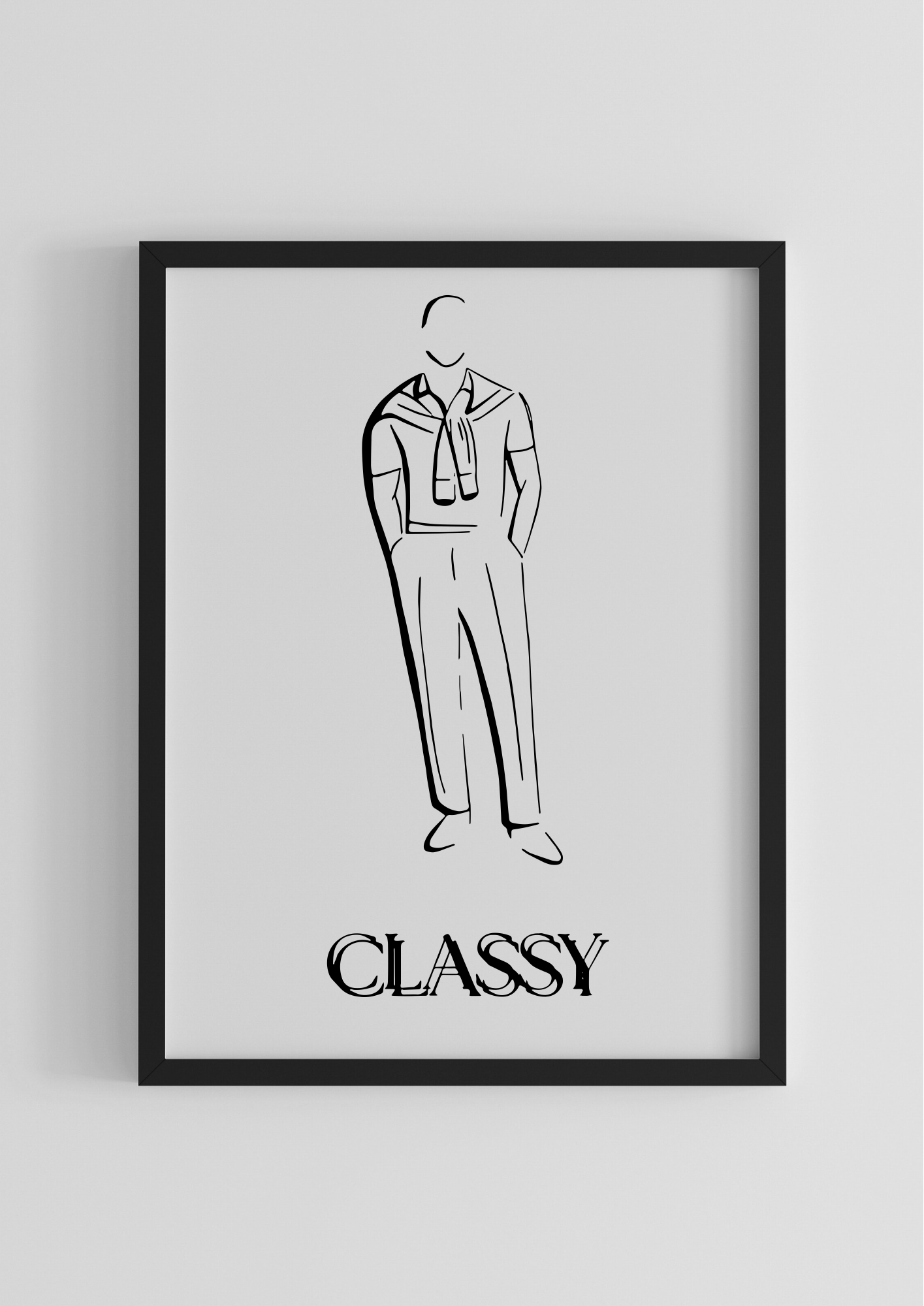 framed poster 'CLASSY 1'